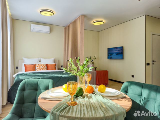 Квартира-студия, 34 м², 2 кровати
Квартира-студия, 34 м², 2 кровати