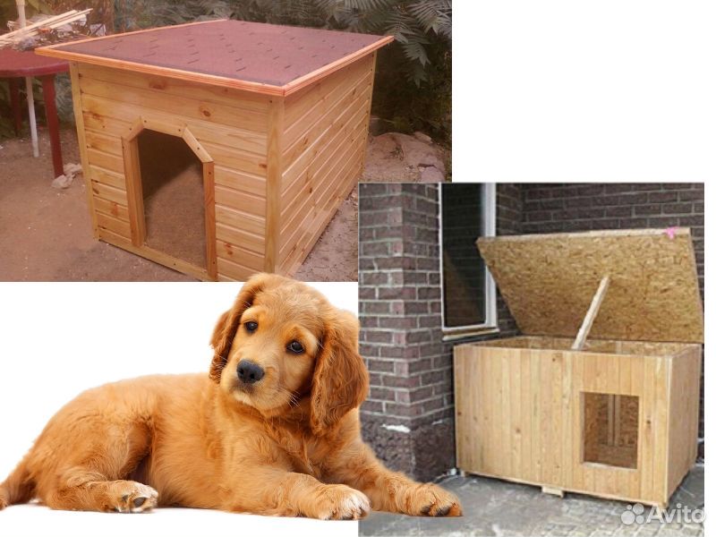 Будка для собаки дворняжки, деревянные стены 2х2 купить на Зозу.ру - фотография № 6