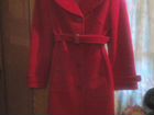 Красное классическое нат. пальто 48р объявление продам
