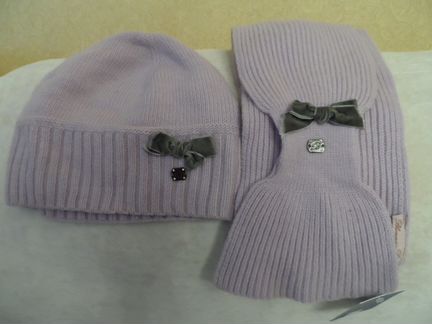 Новый комплект шапка и шарф Blumarine Baby(Италия)