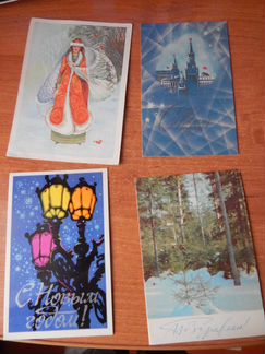 Советские почтовые карточки и открытки чистые 3