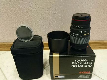 Объектив Sigma APO DG macro 70-300 для Canon