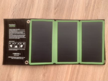 Складная солнечная батарея 21 Вт PowerGreen