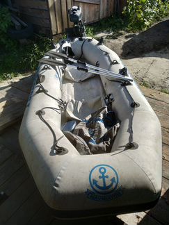 Пвх надувная лодка с мотором