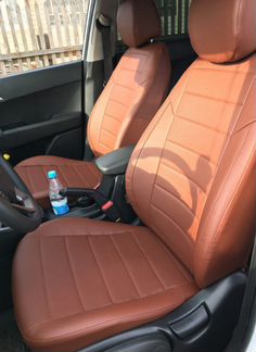 Чехлы Автопилот для Hyundai Creta коричневые
