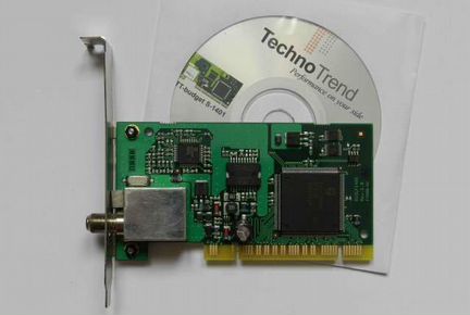 Спутниковая тв/интернет PCI карта TT S-1401