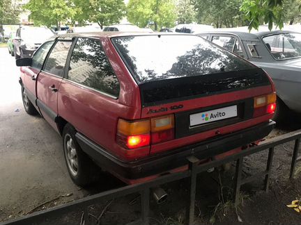 Audi 100 1.8 МТ, 1986, битый, 380 000 км