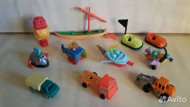 Игрушки сборные из Kinder Surprise техника