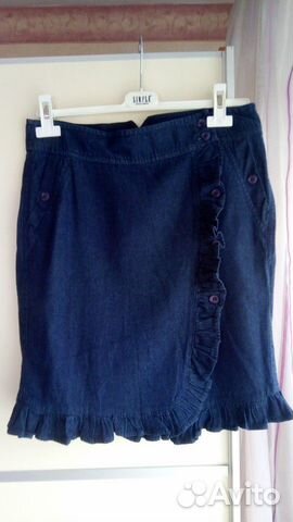 Юбка джинсовая новая