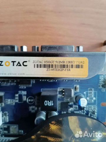 Видеокарта zotac GeForse 9500 GT