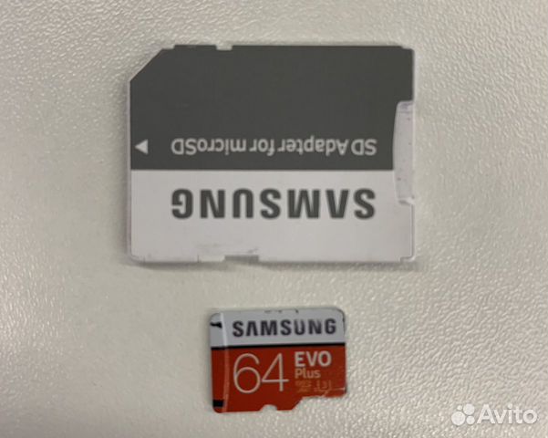 Карта памяти MicroSD 64GB Samsung EVO Plus