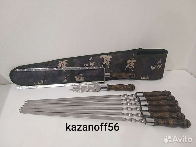 Набор шампуров в чехле / шампура