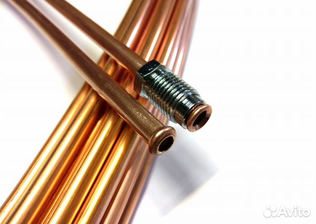 Тормозные трубки (медные ) развальцовка тормозных