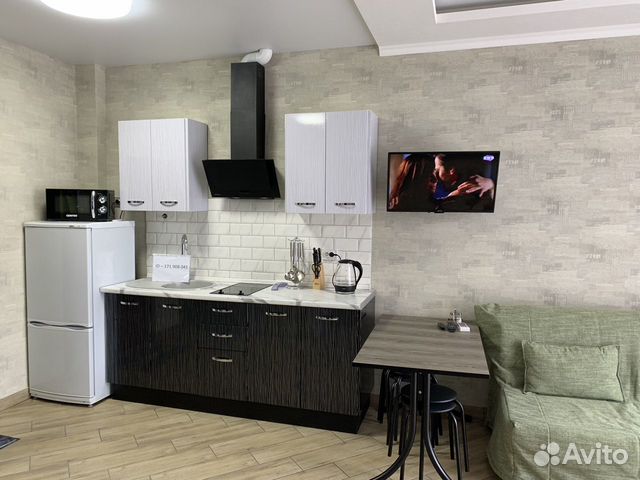 

Квартира-студия, 35 м², 3 кровати