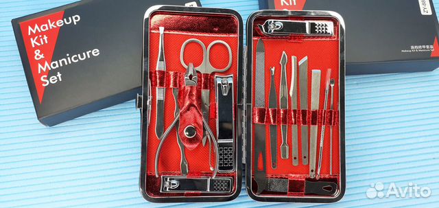 Маникюрный набор Makeup в футляре 13 предметов