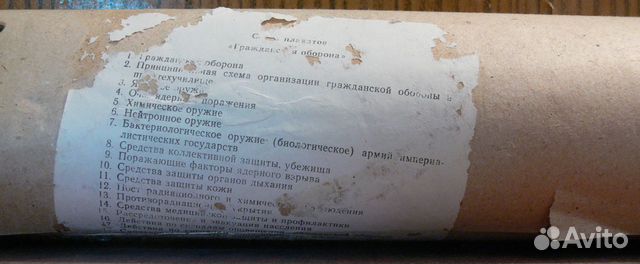 Серия плакатов Гражданская оборона комплект 25 шт