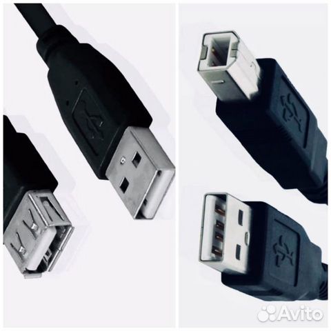 Кабель USB-mini USB; USB-usв;USB 2.0 тип А-В