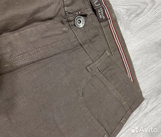 Льняные брюки Armani Jeans оригинал