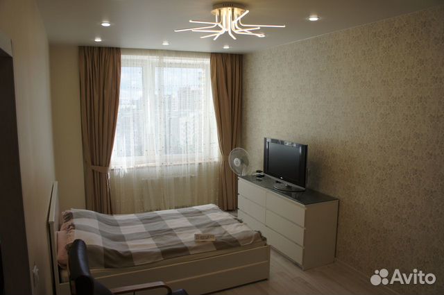 

1-к. квартира, 43 м², 2 кровати