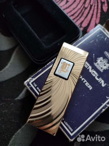 Зажигалка Penguin Oliver Япония позолота 80-е