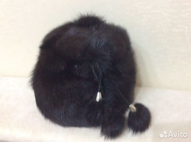 Шапка норковая женская 55-56 размер, отличное сост