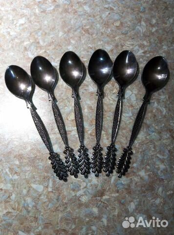 Чайные ложки из мелхиора