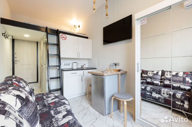 

1-к. квартира, 18 м², 2 кровати
