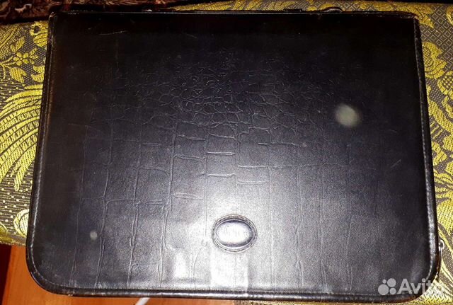 Папка кожаная