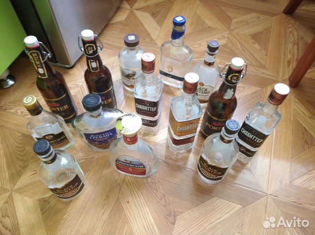 Продам стеклянные бутылки