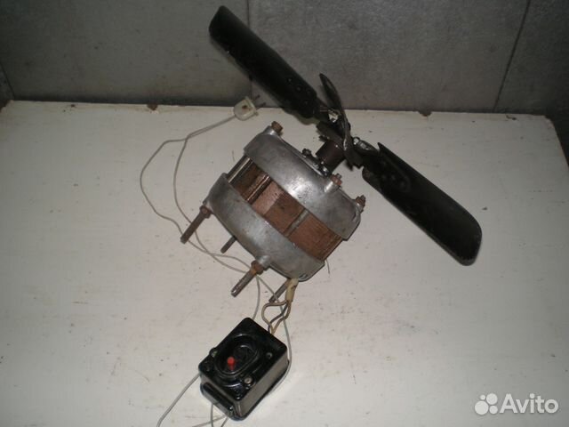 Вентилятор для вытяжки б/у D-0.45м с мотором