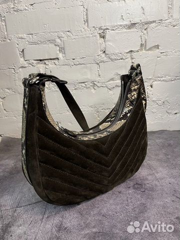 Сумка из натуральной замши