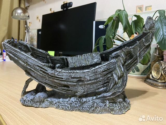 Украшение-корабль для аквариума
