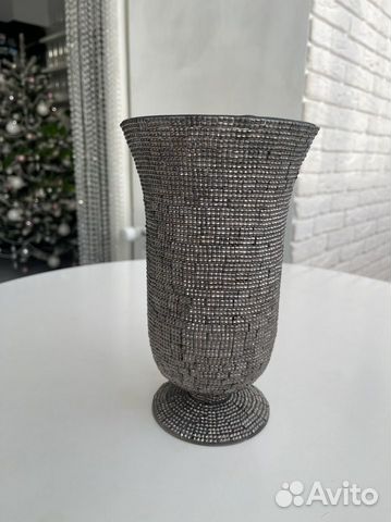 Ваза для цветов стекло высота 23 см