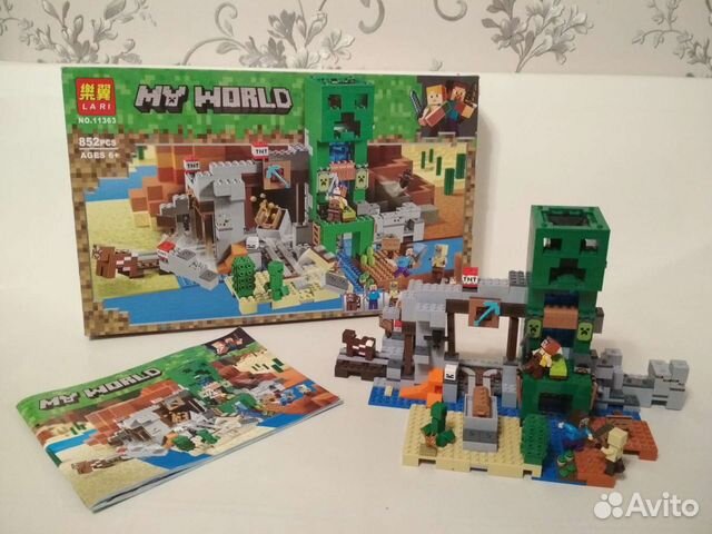 Лего Майнкрафт Шахта Крипера