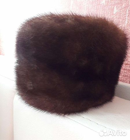 Норковая женская шапка - боярка