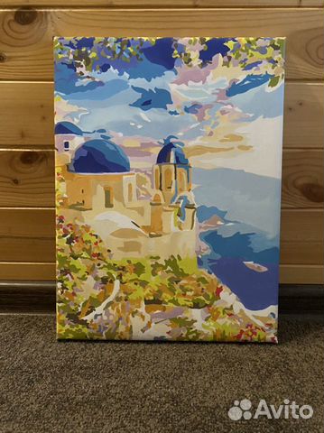 Картина о.Санторини