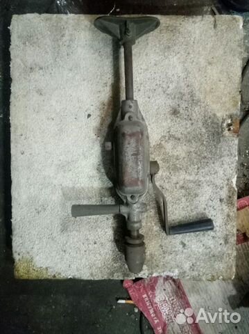 Ручная механическая дрель.СССР