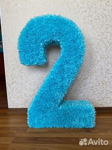 Объемная цифра 2