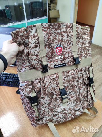 Игровые рюкзаки MSI GS/ camo/ cумка MSI оригинал