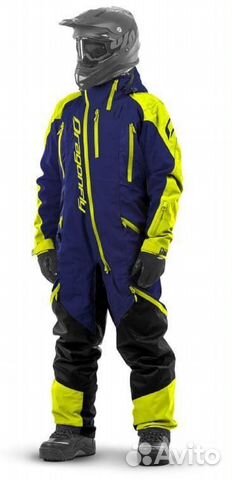 Комбинезон DragonFly Extreme 2019, Сине-желтый