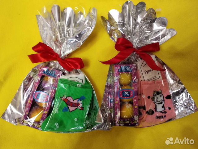 Подарочные наборы, носки в банке