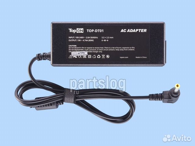 Блок питания для Asus 19V 4.74A 5.5x2.5mm 90W TopO