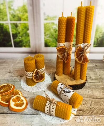 Свечи из натуральной вощины