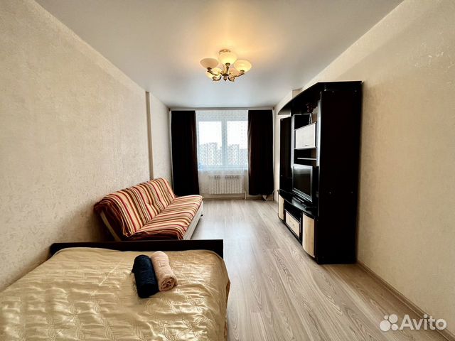 

1-к. квартира, 45 м², 2 кровати