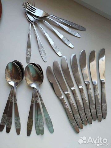 Набор столовых приборов -Рябинка+ коробки