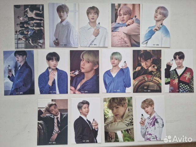 BTS x VT cosmetics официальные карты