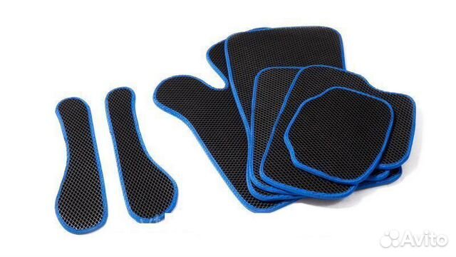 Коврики EVA на Ваз 2112 2170 2172 Приора Синие