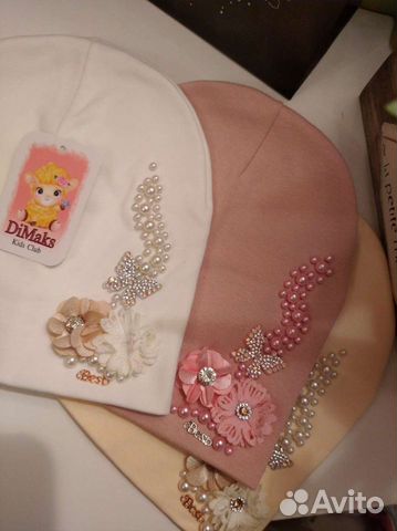 Шапка детская двойной хлопок