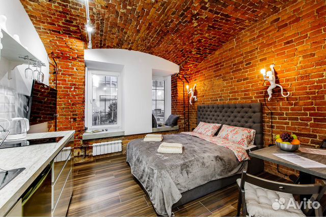 

Квартира-студия, 28 м², 1 кровать