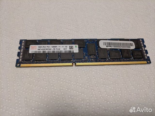 Серверная Память Registered ECC DDR3 16GB 8GB